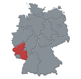 rheinland-pfalz in der deutschlandkarte