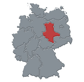 sachsen-anhalt in der deutschlandkarte